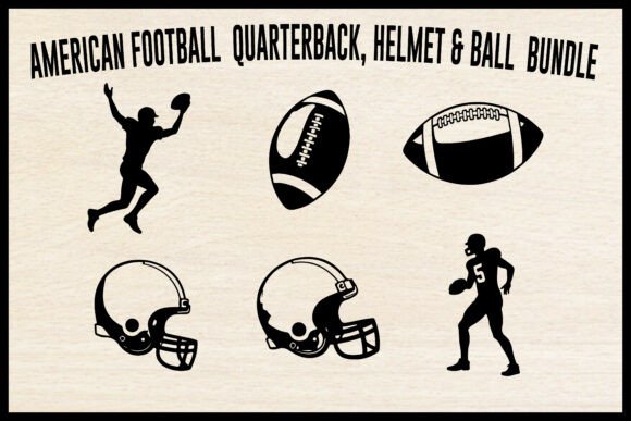 American Football SVG Bundle Quarte