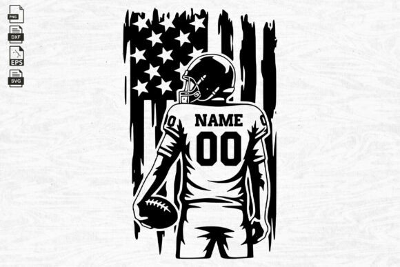 Customized US Football Player, American
