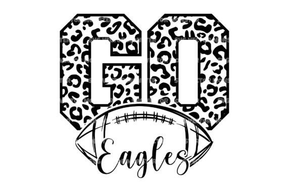 Eagles Script Football SVG PNG: Graphics for Crafts & Branding