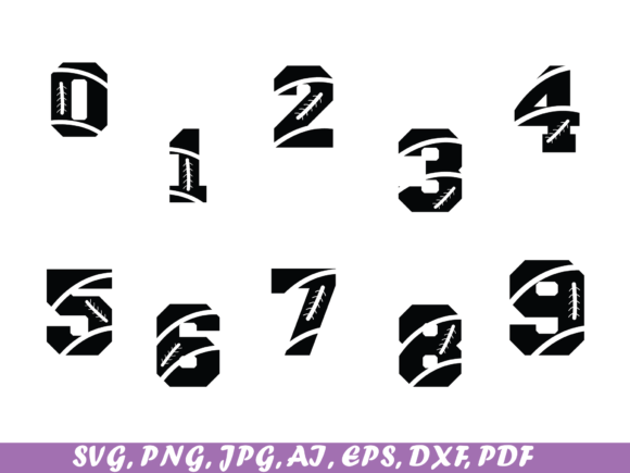 Football Font: Graphics & Crafts Design Asset