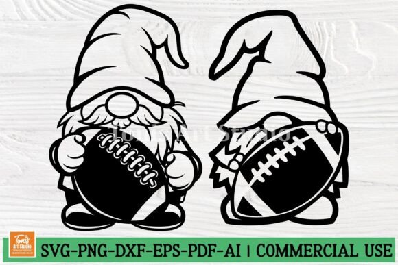 Football Gnome SVG American Football Graphics