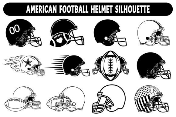 Football Helmet Silhouette Bundle: A Designer's Review