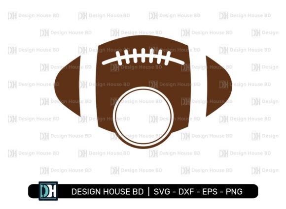 Football Silhouette SVG: Sports Graphics for Crafts