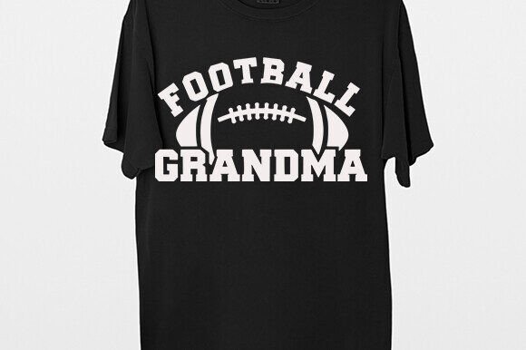 Football SVG & Grandma Football SVG: Crafts Graphics for Local Branding