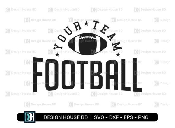Football SVG Graphics for Crafts & Marketing