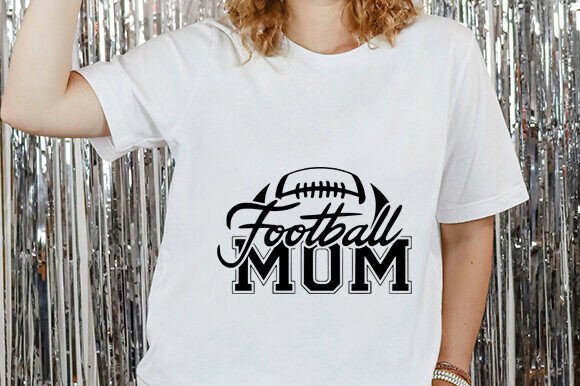 Football SVG, Mom Football SVG: Graphics for Crafts & Content
