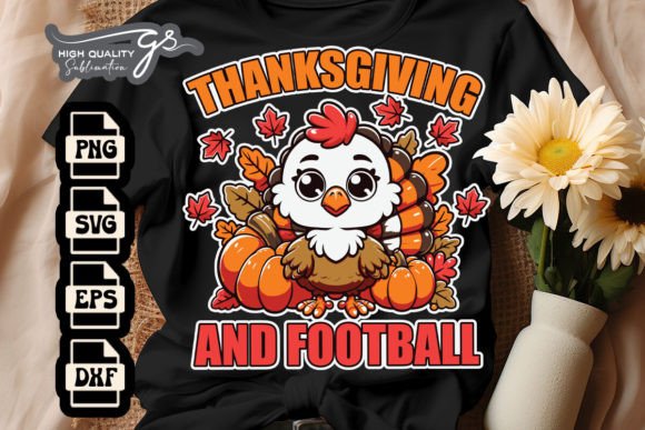 Football & Thanksgiving Baby SVG Graphics