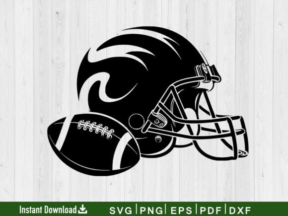 Funny Gift Football Helmet SVG Vector for Crafts & Graphics