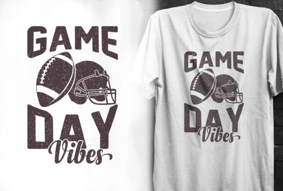 Game Day Vibes American Football Graphics & Crafts