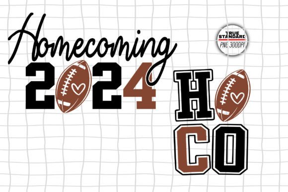 Homecoming 2024 Football Graphics for Crafts